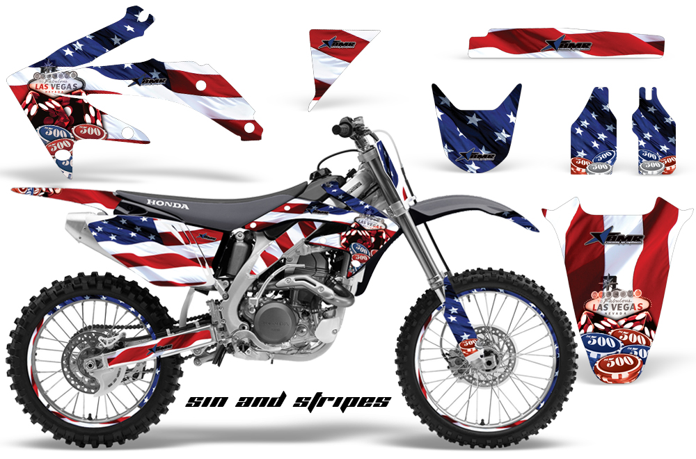 Honda CRF450 05-08 Graphics Kit SINSTRIPES-np